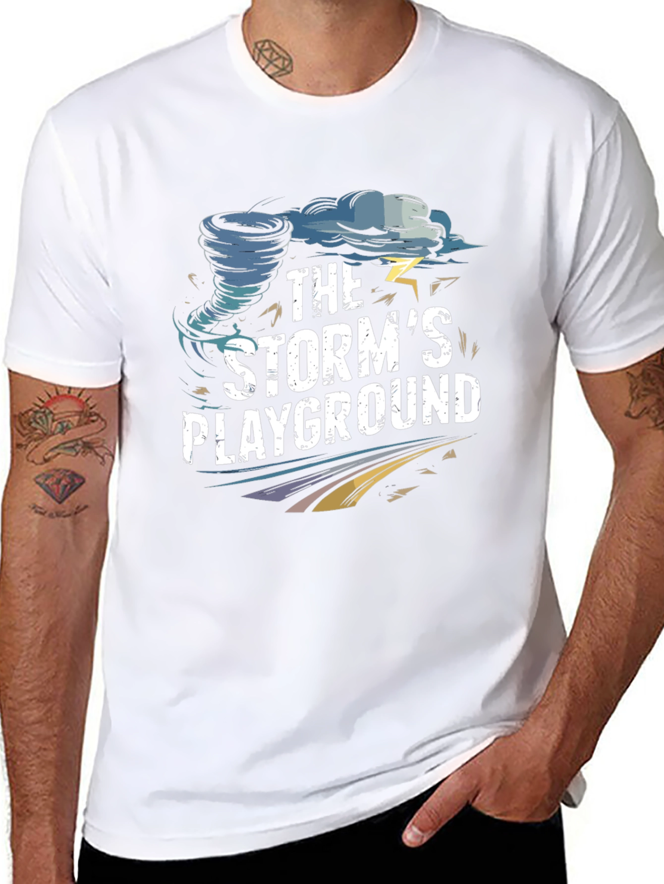 Storms Playground Black Graphic Tee