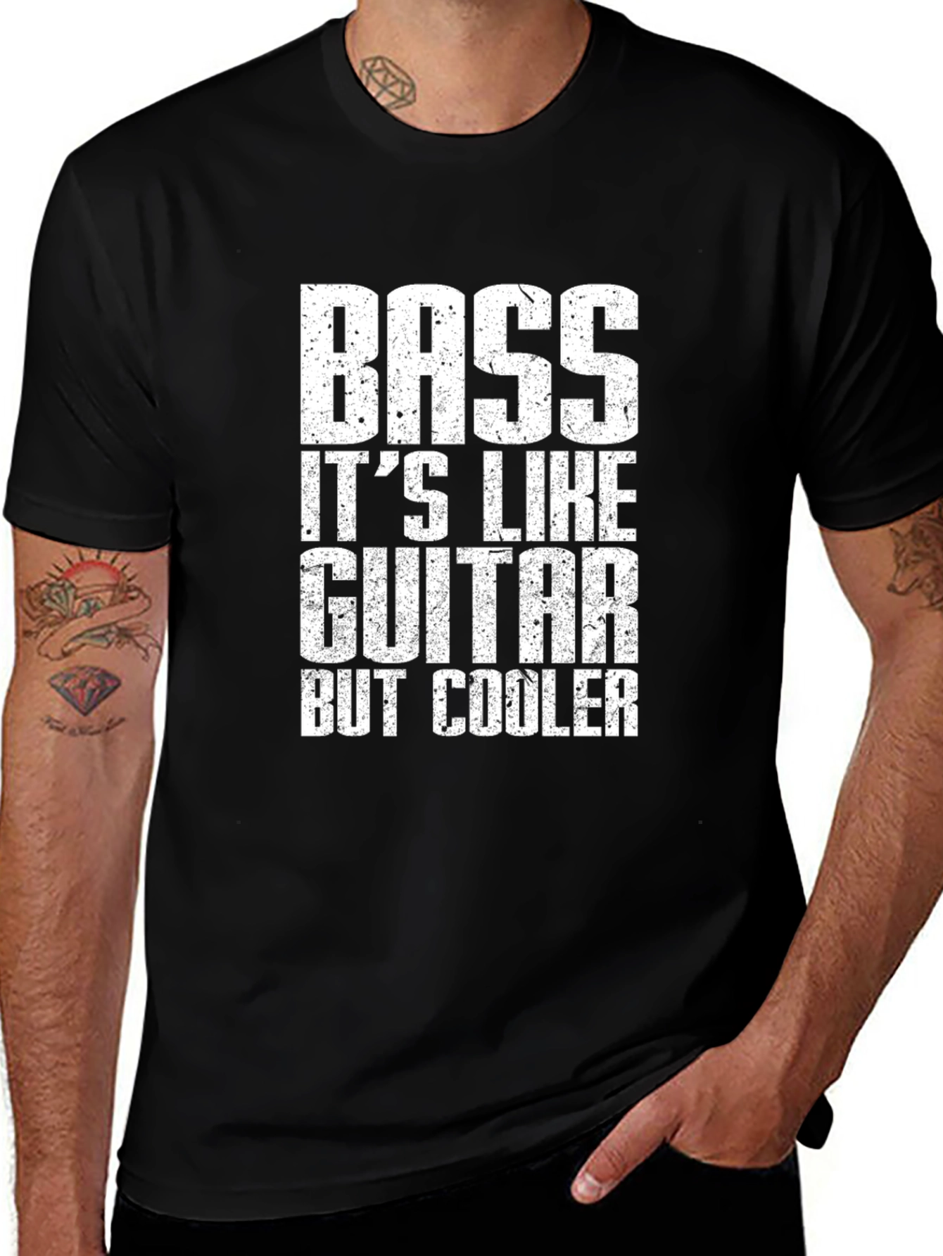 Bass is Cooler T-Shirt - Music Lover Gift