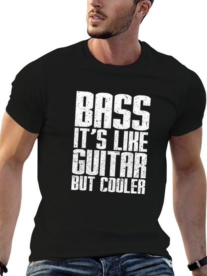 Bass is Cooler T-Shirt - Music Lover Gift