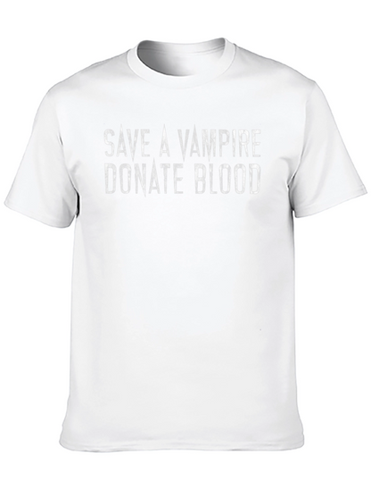 Save a Vampire Donate Blood Graphic Tee