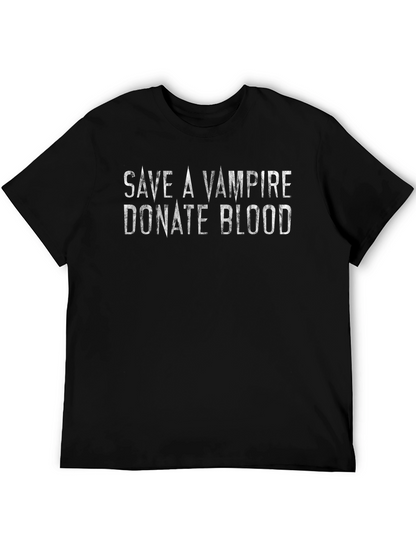 Save a Vampire Donate Blood Graphic Tee