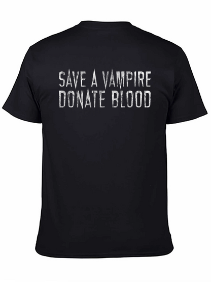 Save a Vampire Donate Blood Graphic Tee
