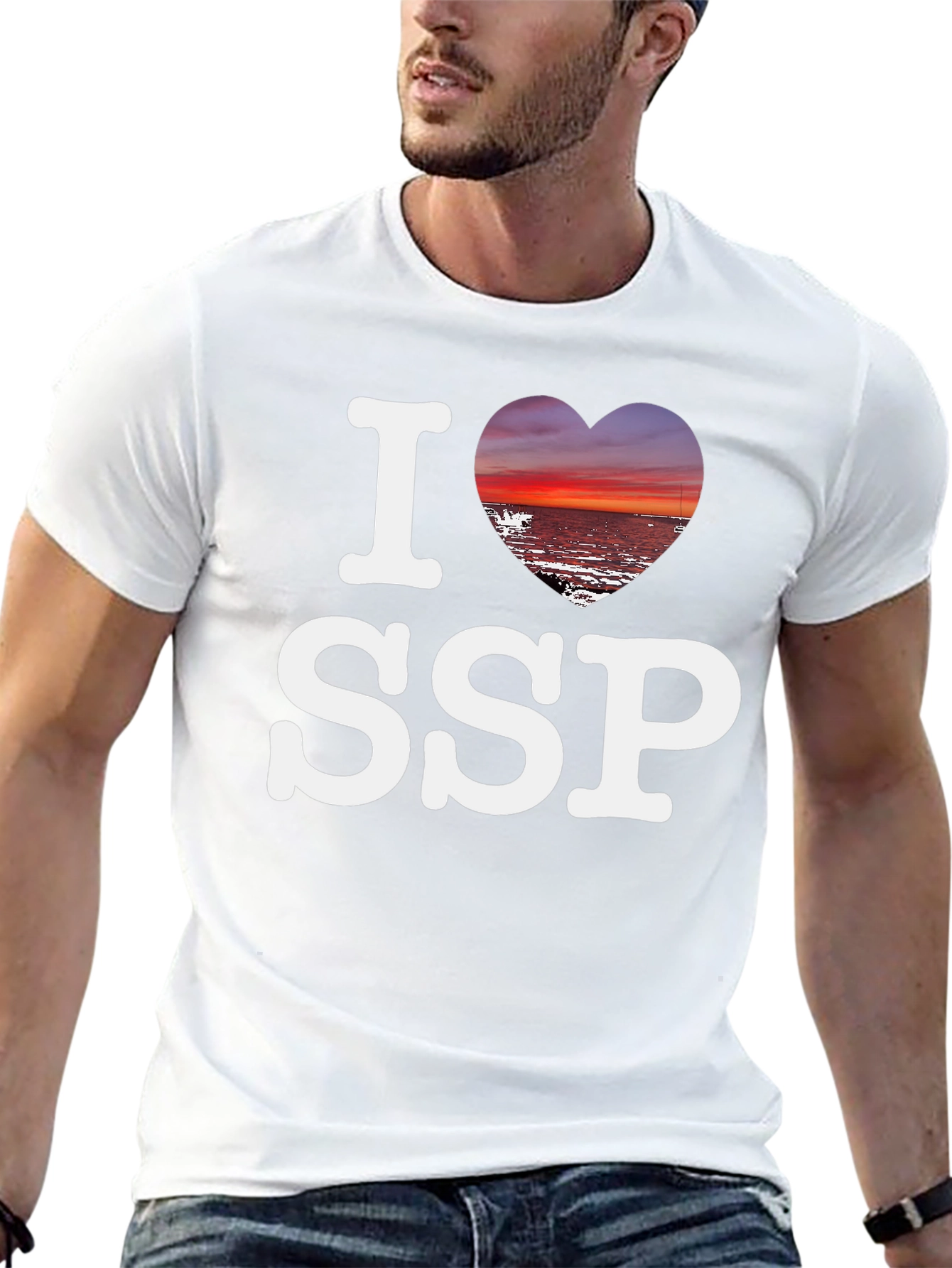 I Heart SSP T-Shirt - Sunset Beach Design