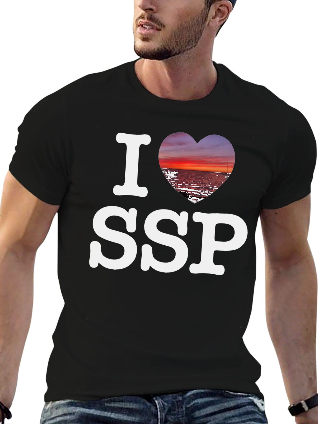 I Heart SSP T-Shirt - Sunset Beach Design