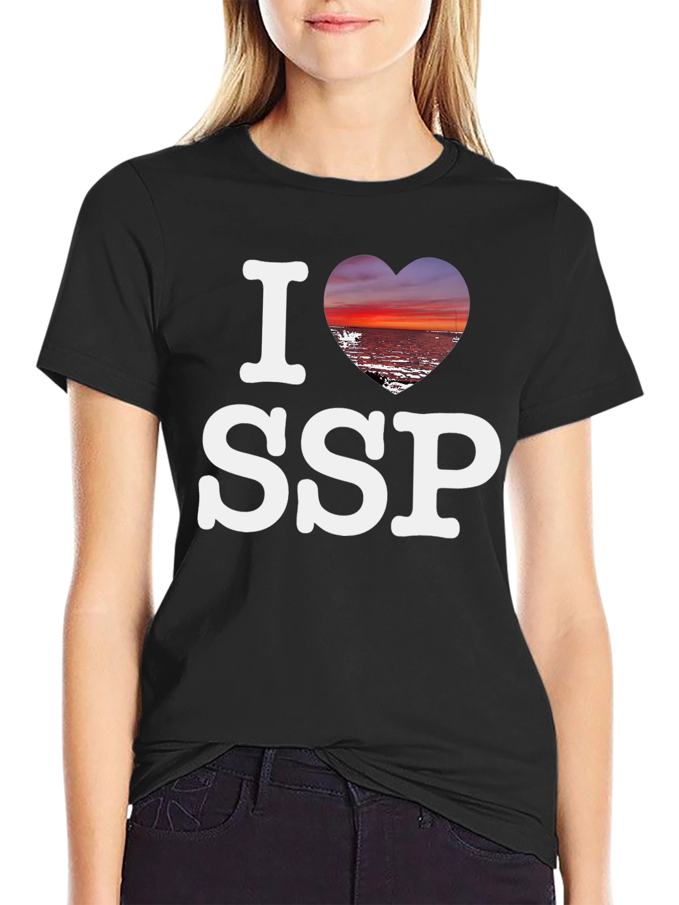I Heart SSP T-Shirt - Sunset Beach Design