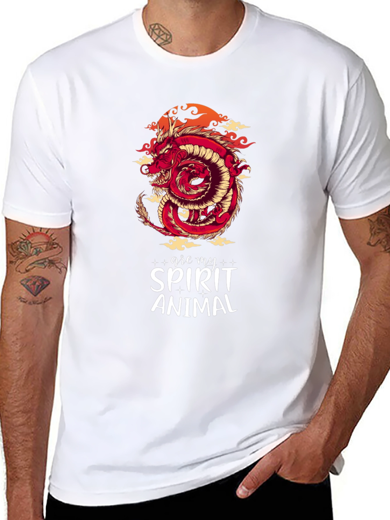 Dragon Spirit Animal Graphic Tee