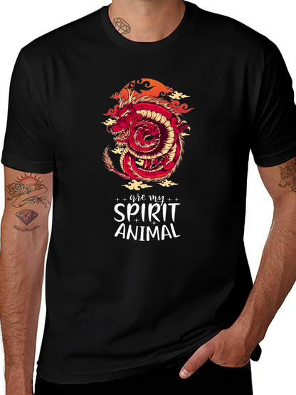 Dragon Spirit Animal Graphic Tee