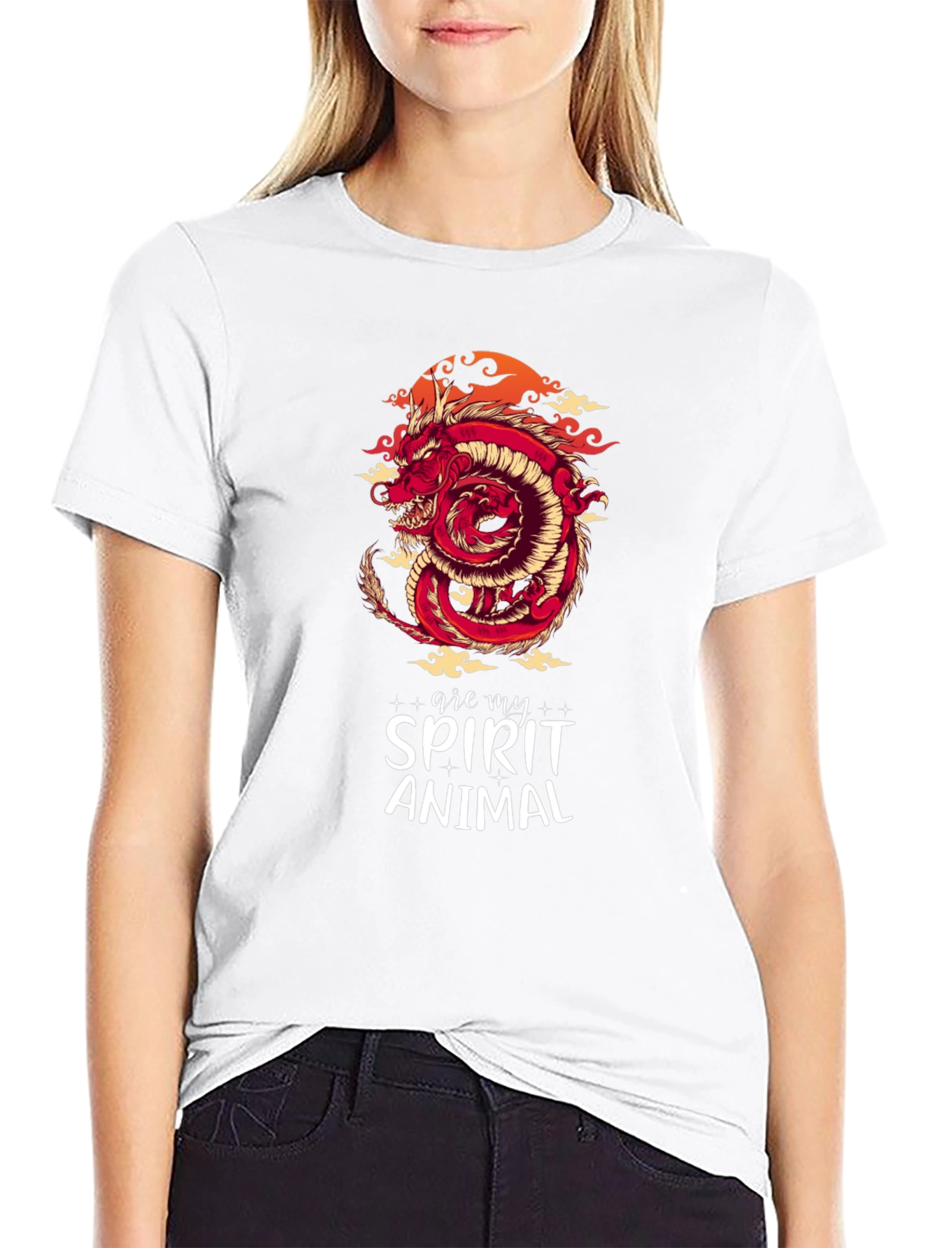 Dragon Spirit Animal Graphic Tee