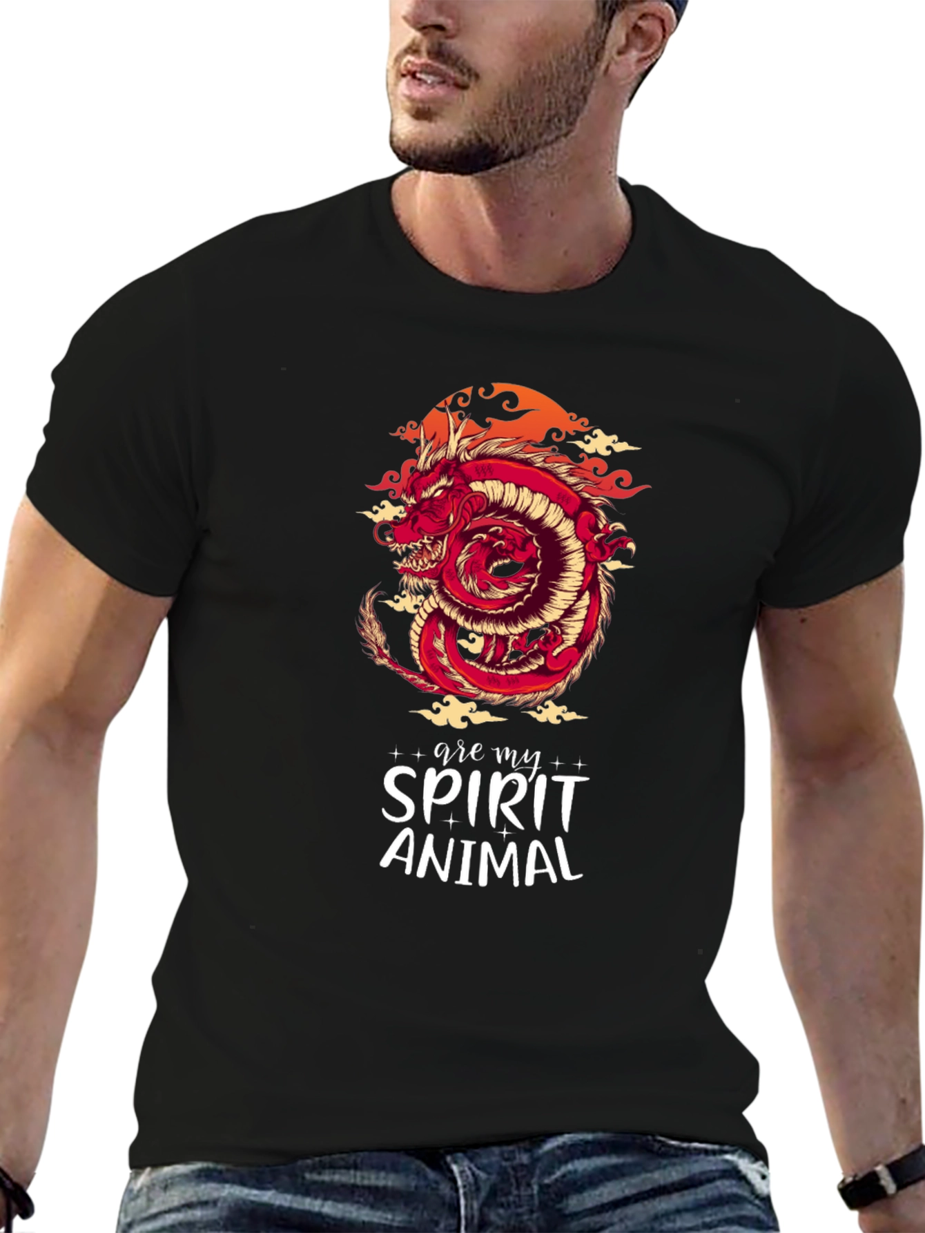 Dragon Spirit Animal Graphic Tee