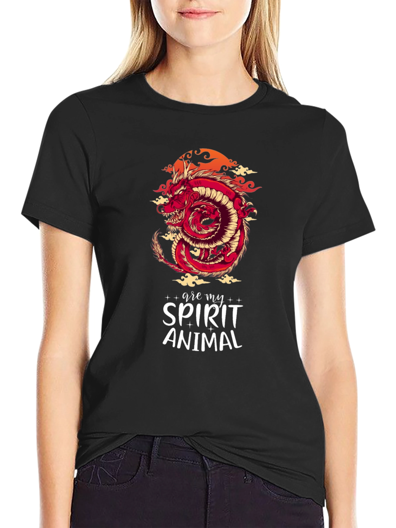 Dragon Spirit Animal Graphic Tee