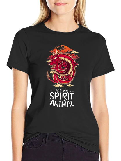 Dragon Spirit Animal Graphic Tee