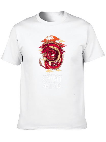 Dragon Spirit Animal Graphic Tee