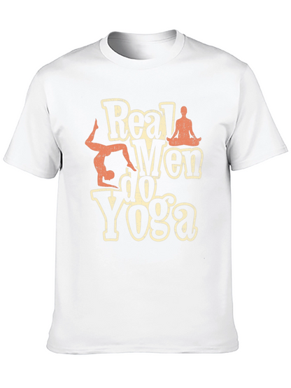 Real Men Do Yoga Graphic T-Shirt