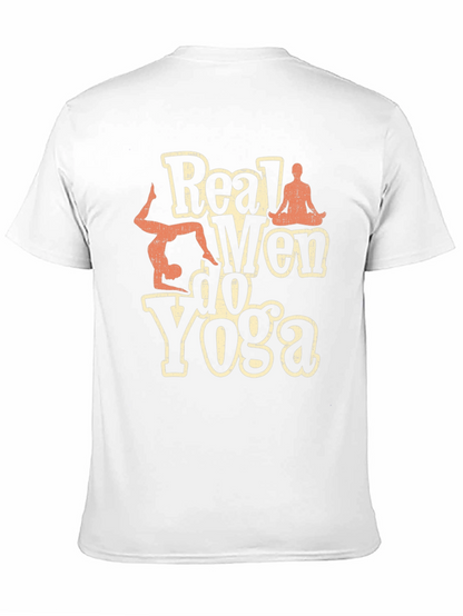 Real Men Do Yoga Graphic T-Shirt
