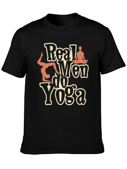 Real Men Do Yoga Graphic T-Shirt