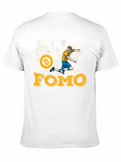 Bitcoin FOMO Graphic Tee - Crypto Enthusiast T-Shirt