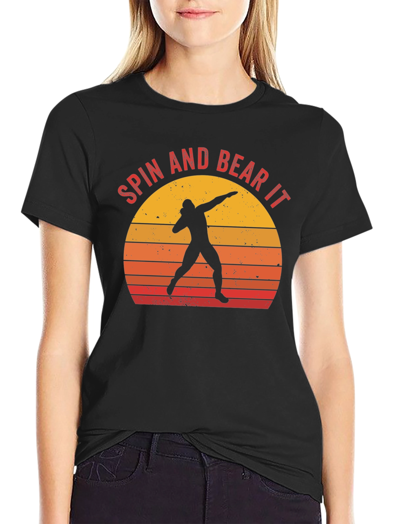Spin and Bear It Thrower Silhouette Tee