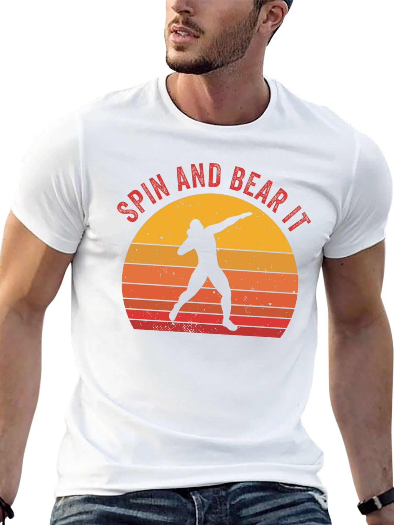 Spin and Bear It Thrower Silhouette Tee
