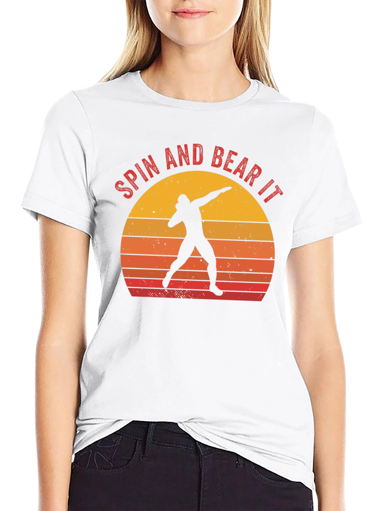 Spin and Bear It Thrower Silhouette Tee