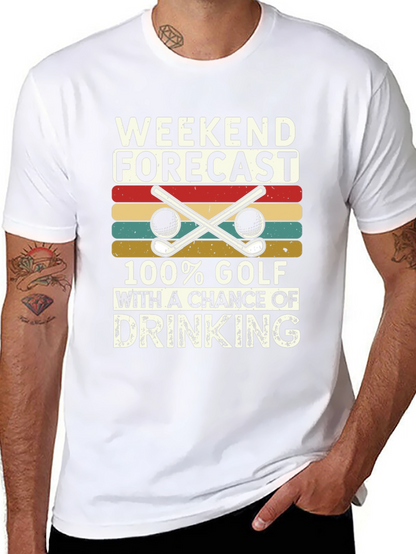 Weekend Forecast Golf T-Shirt