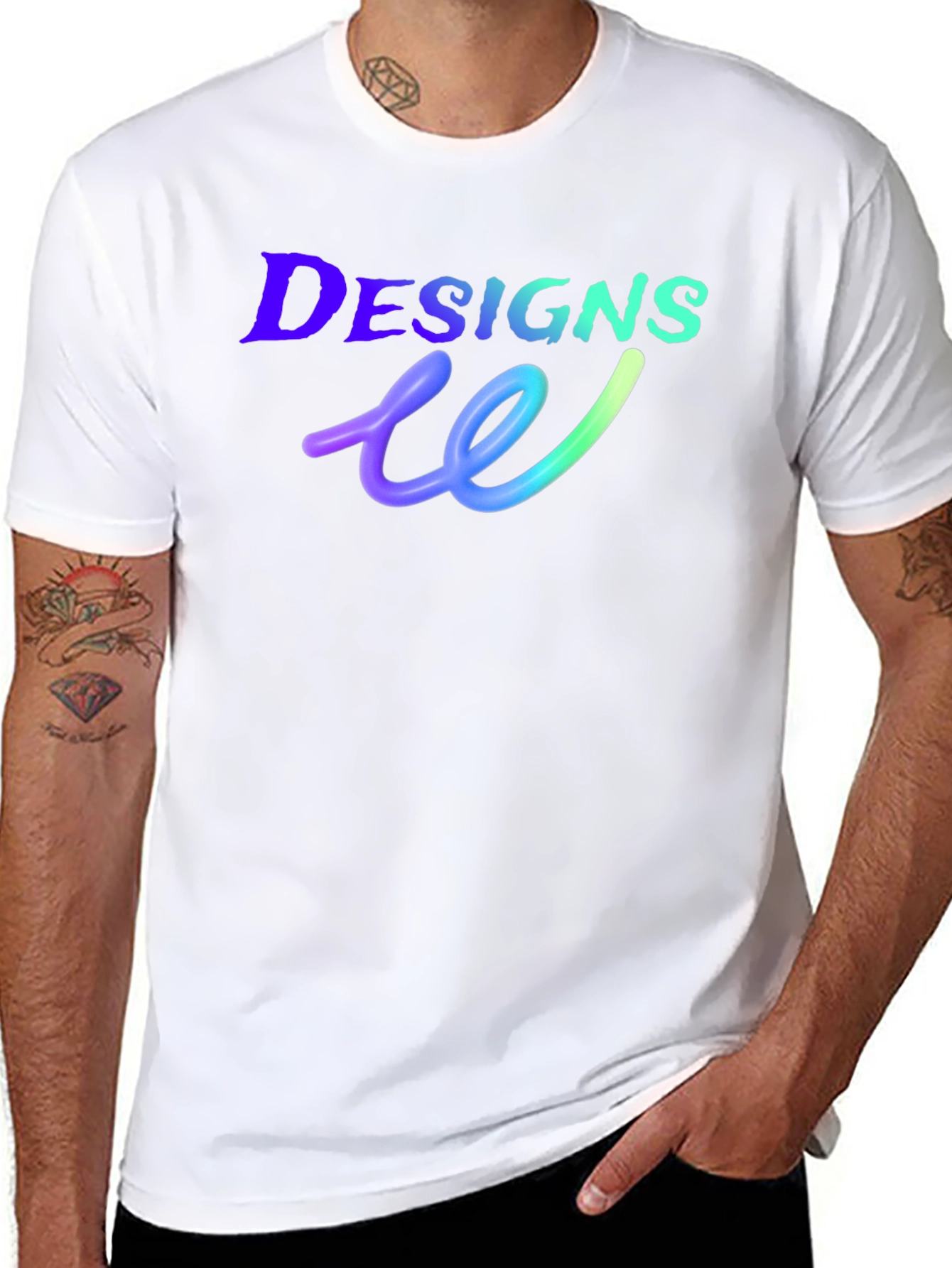 Modern Designs Graphic Tee - Black Casual Shirt