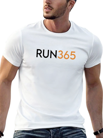 RUN365 Mens Graphic Tee - Black