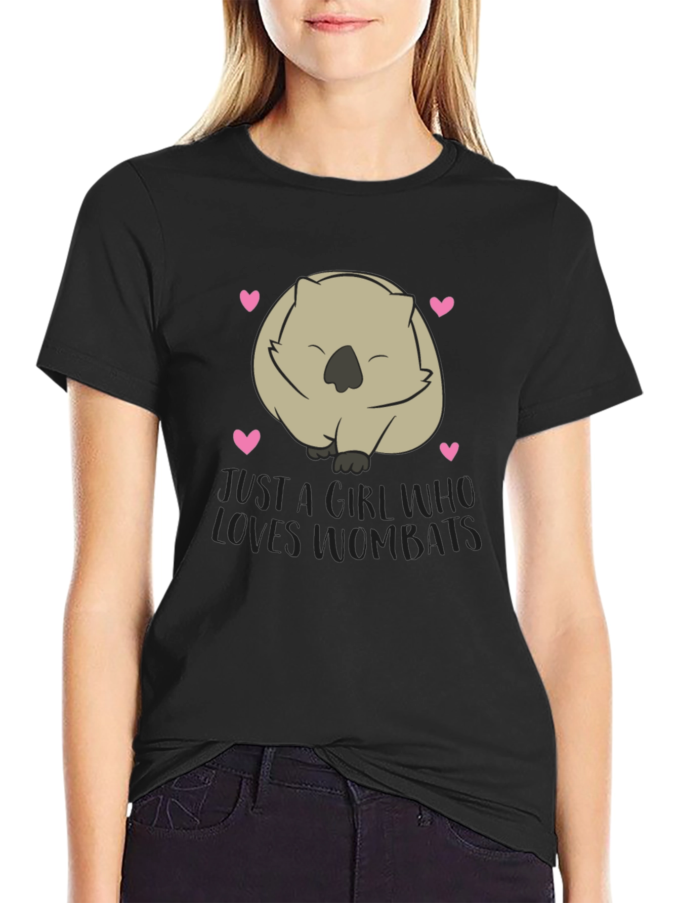 Just a Girl Who Loves Wombats T-Shirt