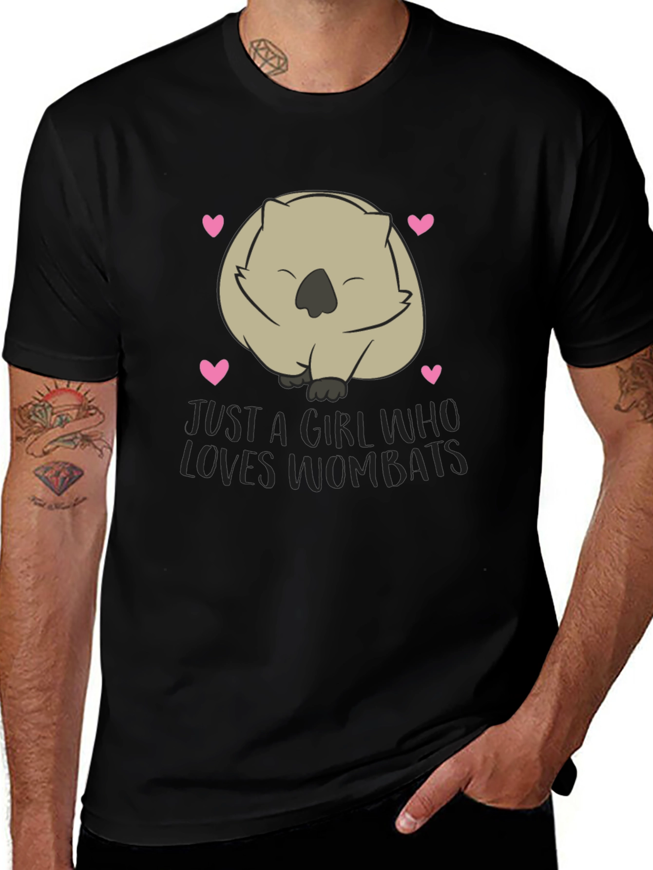 Just a Girl Who Loves Wombats T-Shirt