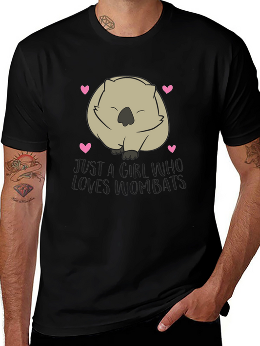 Just a Girl Who Loves Wombats T-Shirt