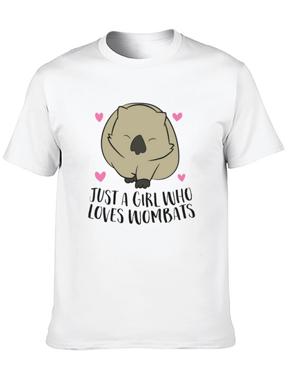 Just a Girl Who Loves Wombats T-Shirt