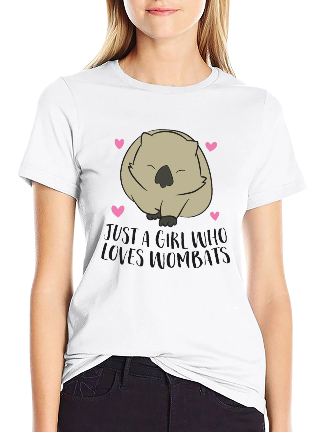 Just a Girl Who Loves Wombats T-Shirt