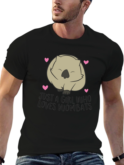 Just a Girl Who Loves Wombats T-Shirt