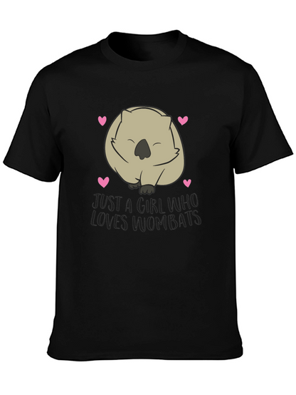 Just a Girl Who Loves Wombats T-Shirt