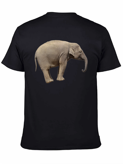 Elephant Graphic Tee - Cool Animal Print T-Shirt
