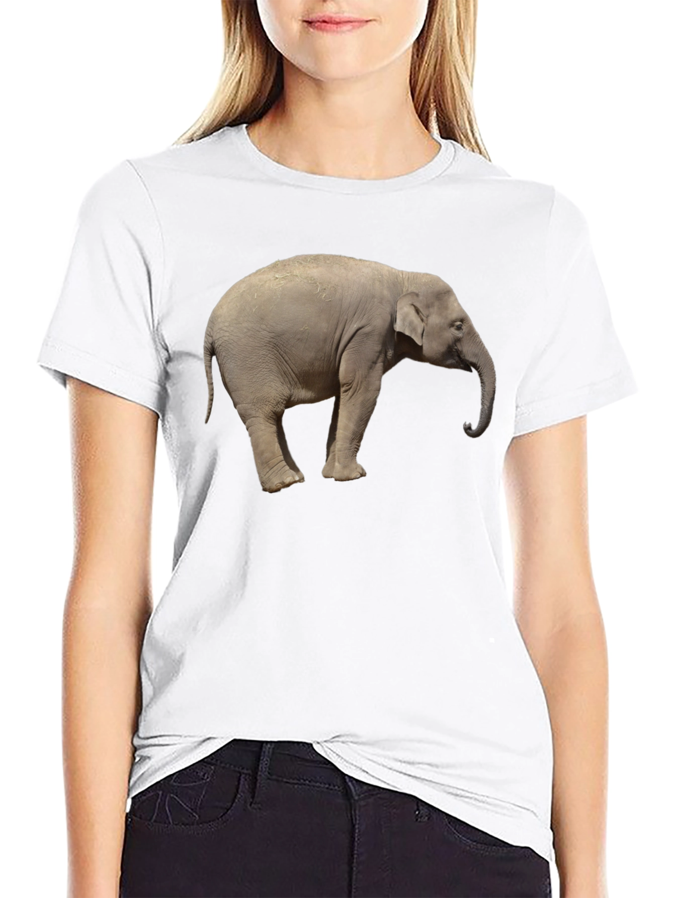 Elephant Graphic Tee - Cool Animal Print T-Shirt