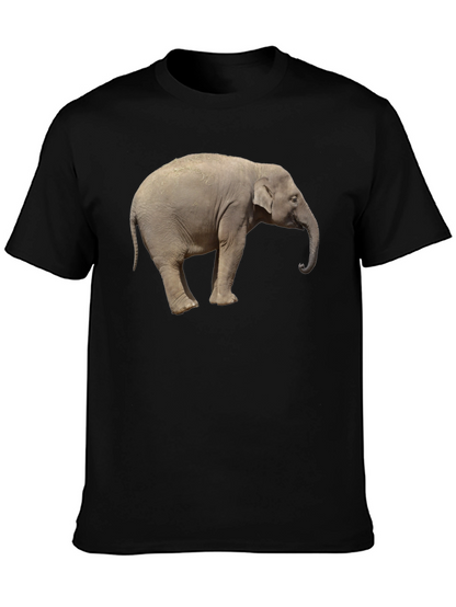 Elephant Graphic Tee - Cool Animal Print T-Shirt