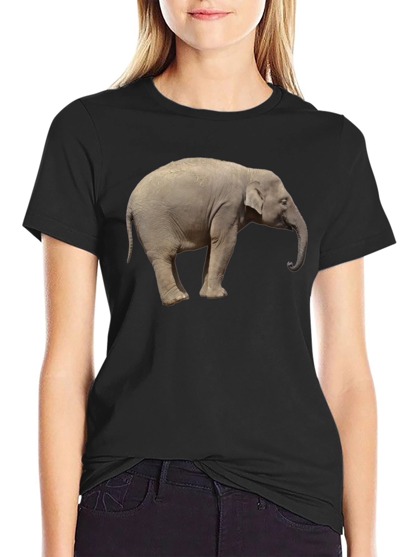 Elephant Graphic Tee - Cool Animal Print T-Shirt