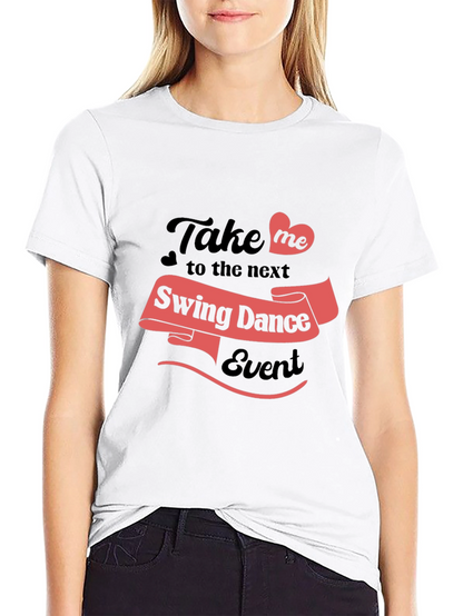 Swing Dance Event T-Shirt - Soft Cotton Tee