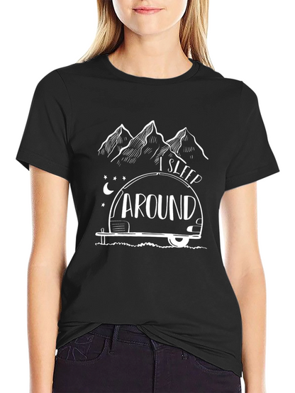 I Sleep Around Camper Graphic Tee