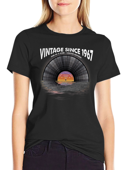 Vintage 1967 Record T-Shirt - Limited Edition