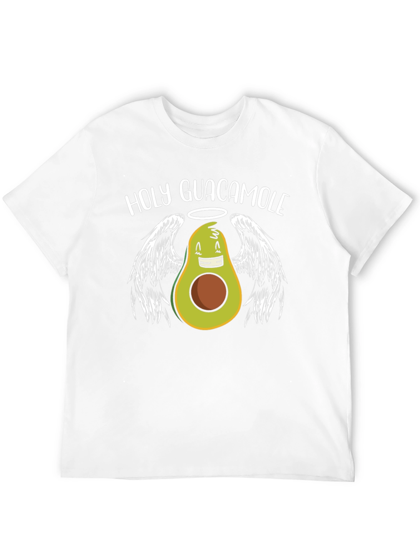 Holy Guacamole Graphic T-Shirt - Avocado Angel Tee