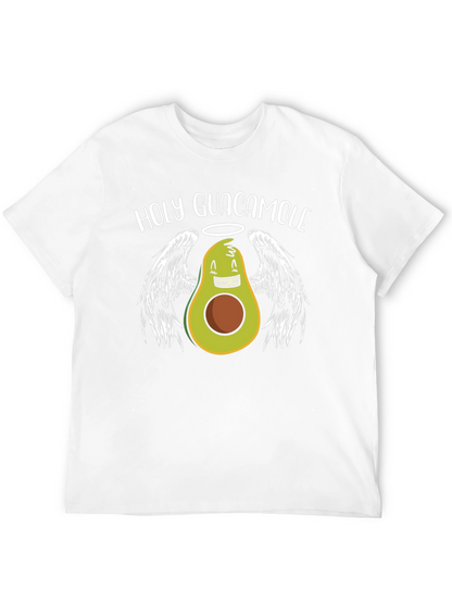 Holy Guacamole Graphic T-Shirt - Avocado Angel Tee