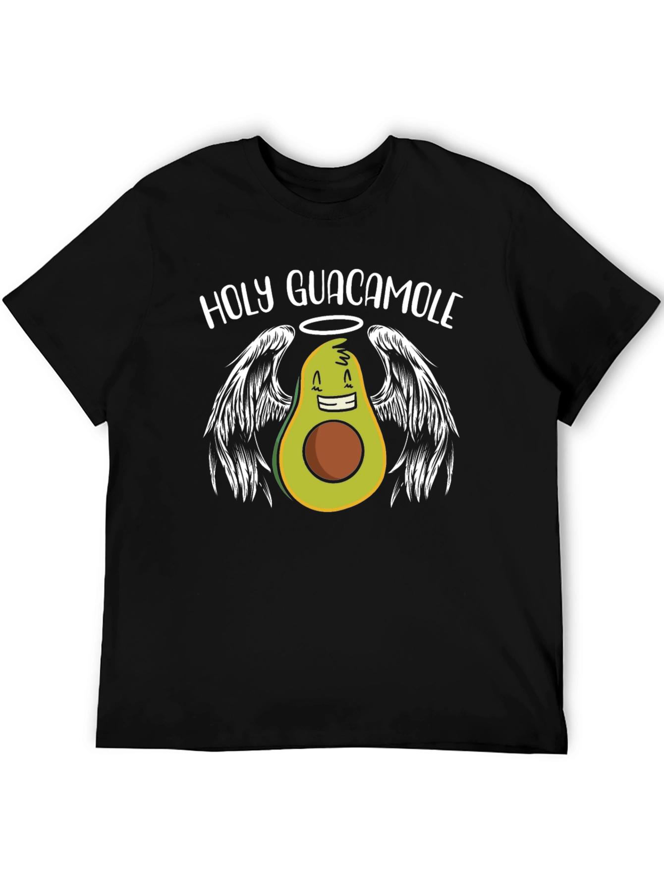 Holy Guacamole Graphic T-Shirt - Avocado Angel Tee