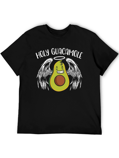 Holy Guacamole Graphic T-Shirt - Avocado Angel Tee
