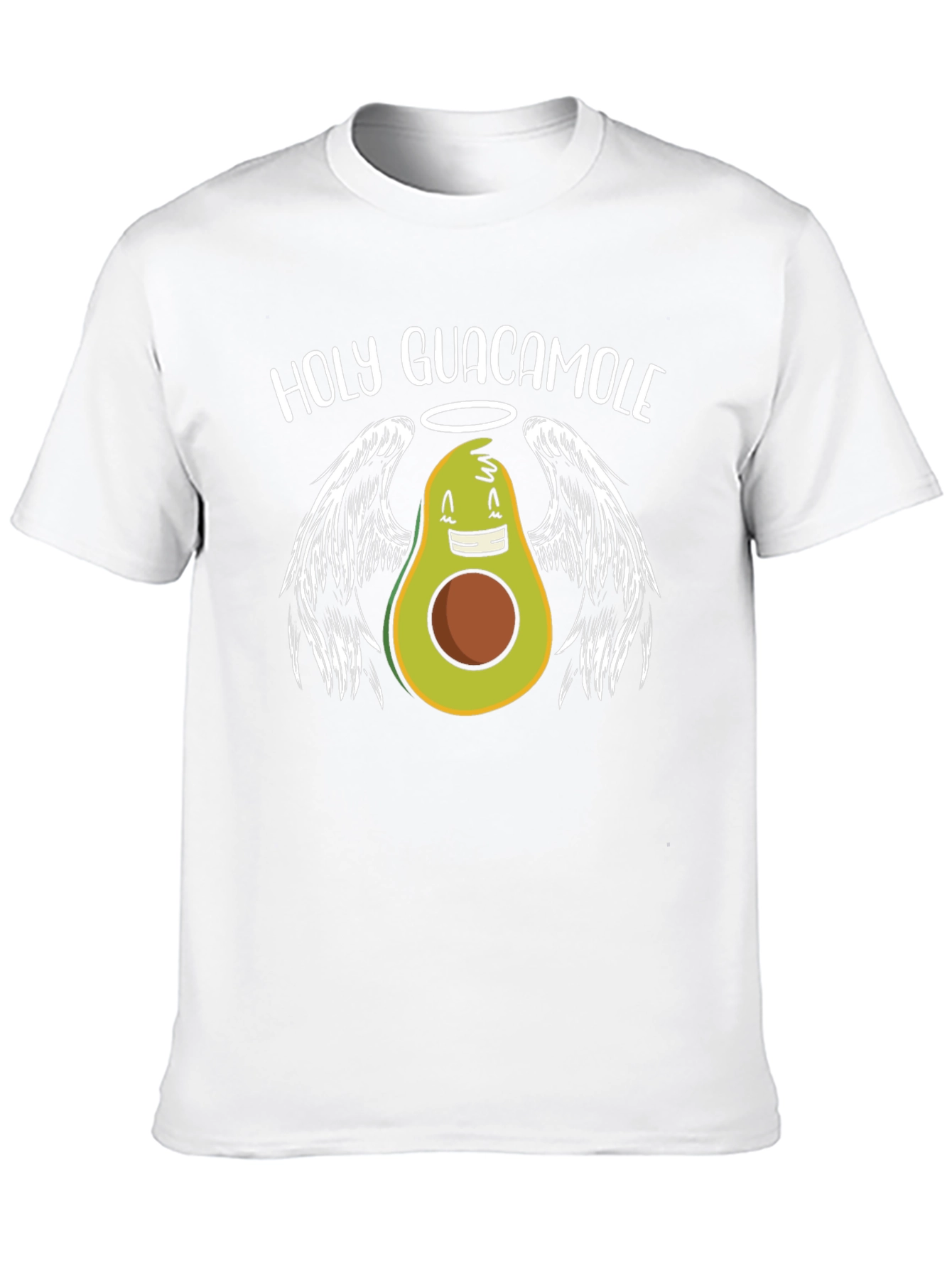 Holy Guacamole Graphic T-Shirt - Avocado Angel Tee