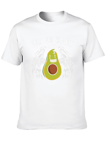Holy Guacamole Graphic T-Shirt - Avocado Angel Tee