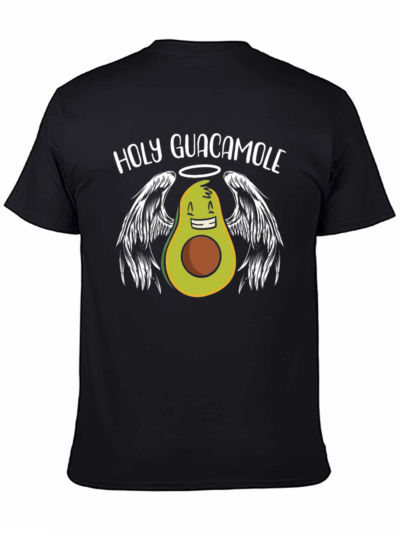 Holy Guacamole Graphic T-Shirt - Avocado Angel Tee