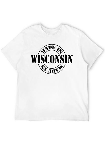 Made in Wisconsin T-Shirt - Black Cotton Tee