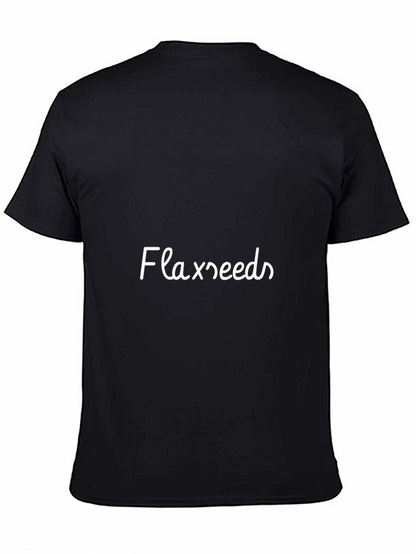 Flaxseeds Tee - Stylish Black T-Shirt