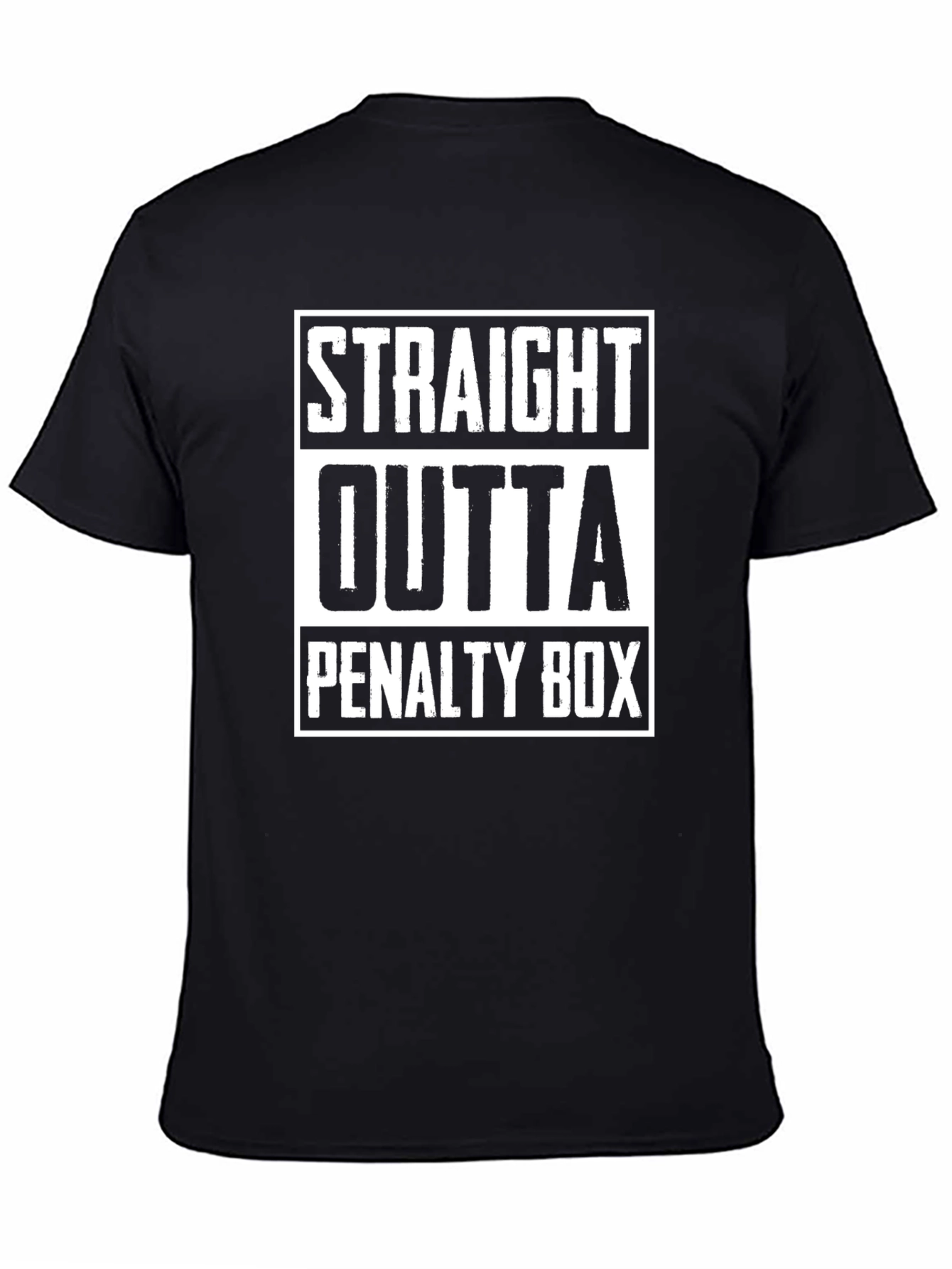 Straight Outta Penalty Box T-Shirt - Hockey Fan Tee